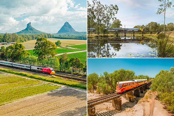 Spirit of Queensland, Tilt Train and Gulflander