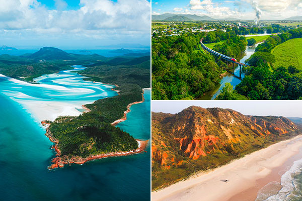 Whitsundays, Spirit of Queensland and k'gari Fraser Island